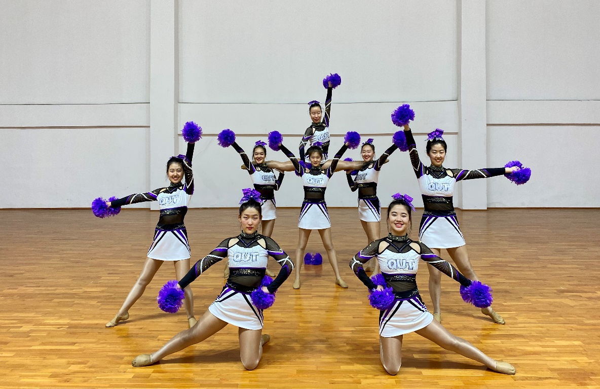 我校啦啦操队获花球舞蹈小团体规定动作比赛冠军2020年中国大学生啦啦